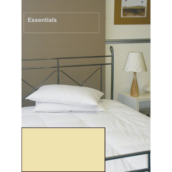 200TC IVORY EGYPTIAN COTTON FITTED SHEET