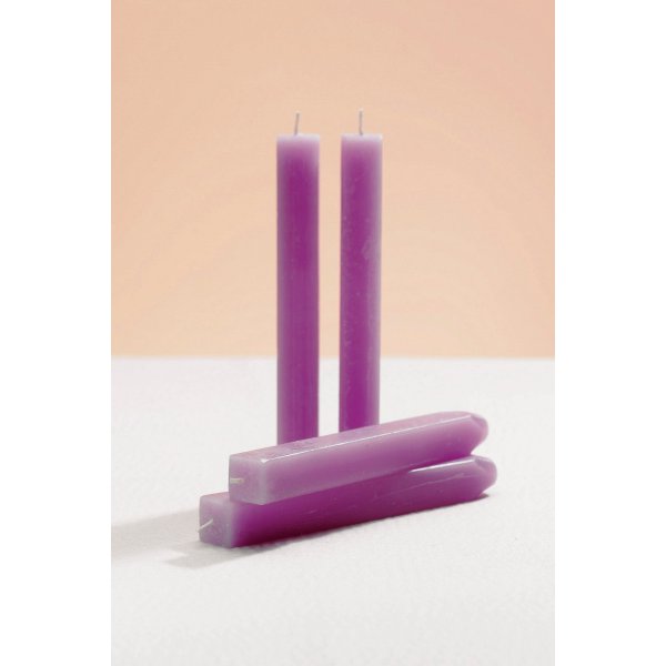 Lilac & Lavender Baton Candles