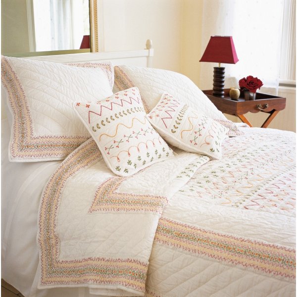 Valencia Quilted Square Cushion Cover