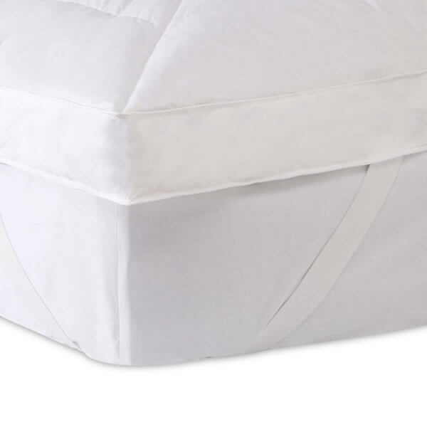 Goose Down 280 Thread Count, Soft Cotton Cambric Topper
